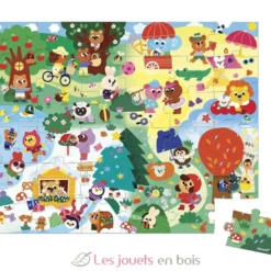 Puzzle Les 4 saisons 36 pcs - Janod