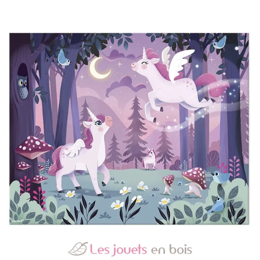 Puzzle Licornes 54 pcs - Janod