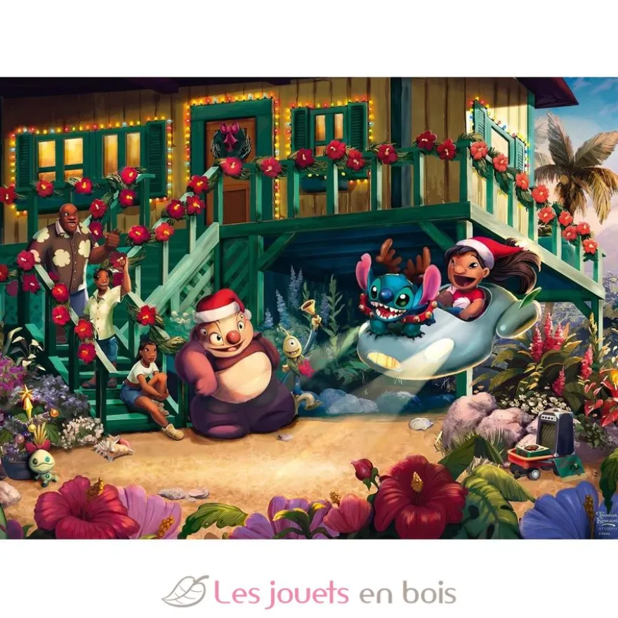 Puzzle Lilo et Stitch Aloha Christmas 1000 pcs - Schmidt Spiele