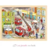 Puzzle L'intervention des pompiers - Goki