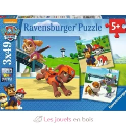 Puzzle L’équipe des 4 pattes Pat'Patrouille 3x49 pcs - Ravensburger