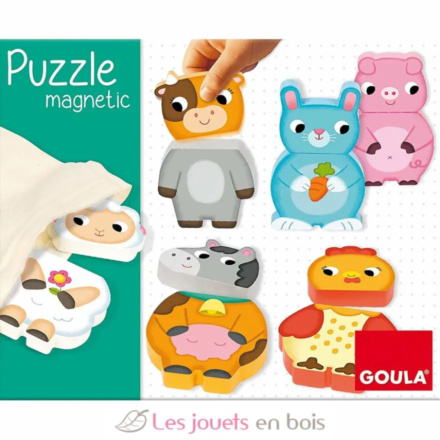 Puzzle magnétique Animaux de la ferme - Goula