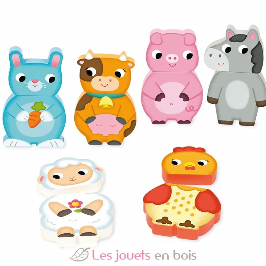 Puzzle magnétique Animaux de la ferme - Goula