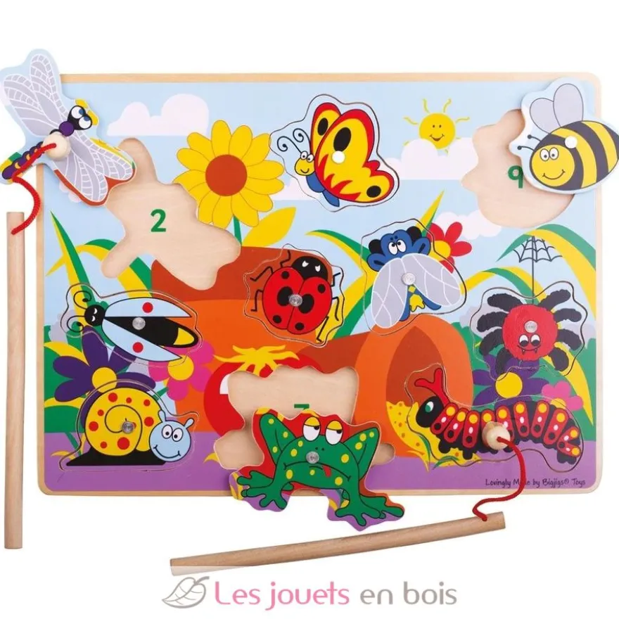 Puzzle magnétique Insectes - Bigjigs Toys