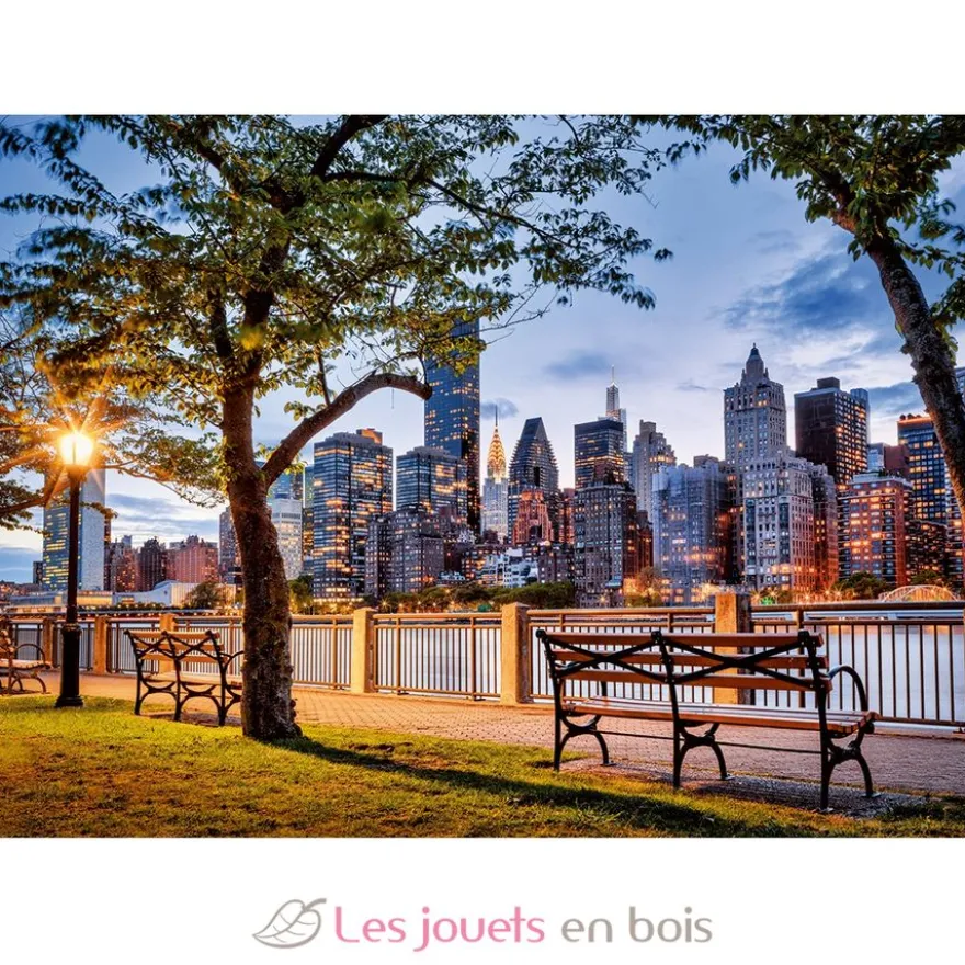 Puzzle Manhattan au crépuscule 1000 pcs - Nathan