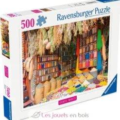 Puzzle Marché aux épices au Maroc 500 pièces - Ravensburger