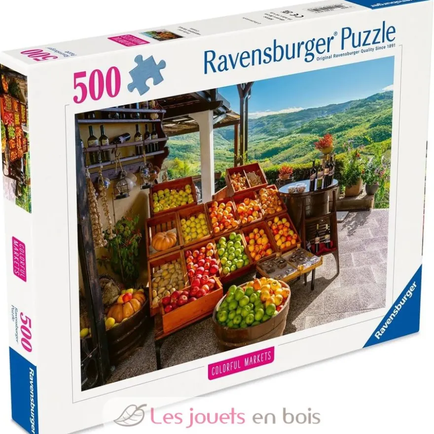 Puzzle Marché de fruits et légumes en Croatie 500 pièces - Ravensburger