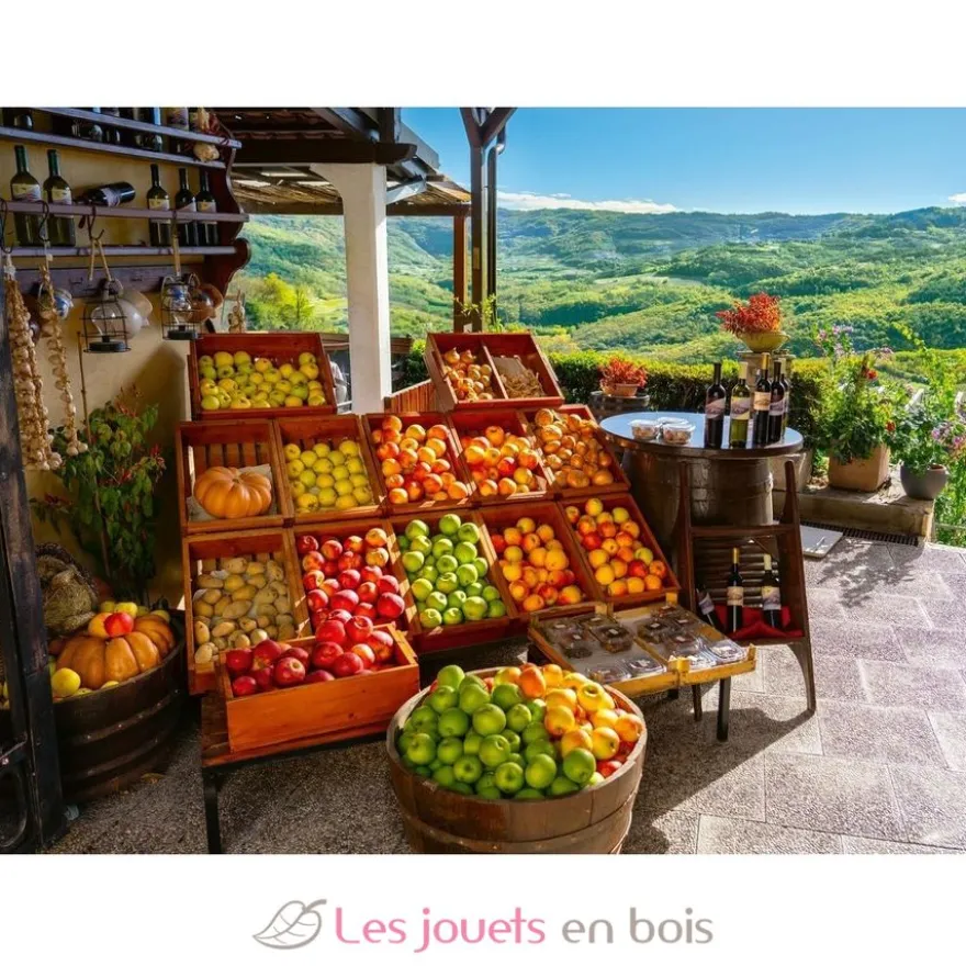 Puzzle Marché de fruits et légumes en Croatie 500 pièces - Ravensburger