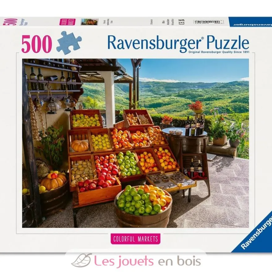 Puzzle Marché de fruits et légumes en Croatie 500 pièces - Ravensburger