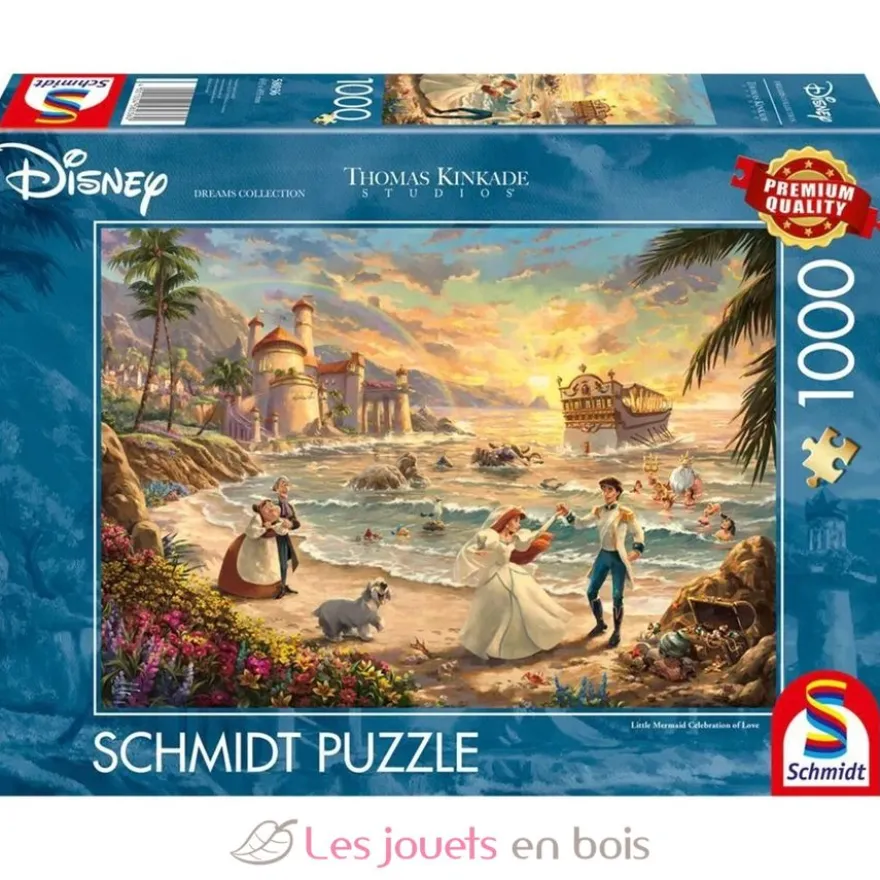 Puzzle Mariage de la Petite Sirène 1000 pcs - Schmidt Spiele