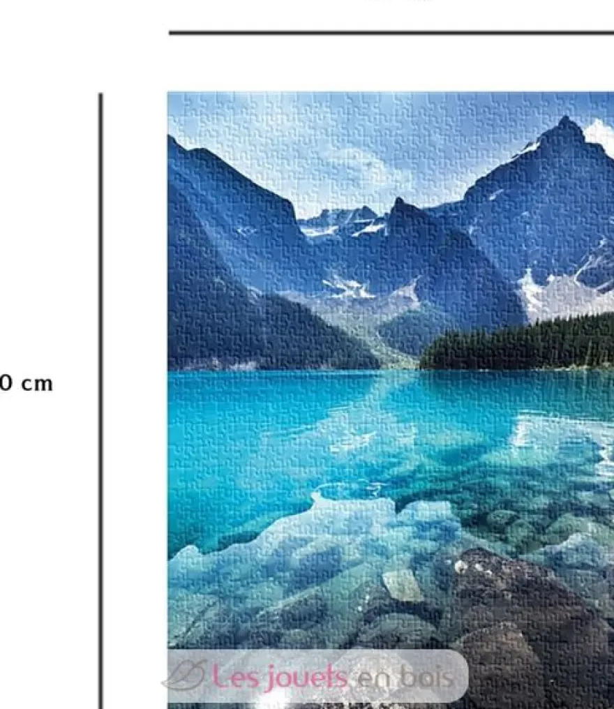 Puzzle Massif des montagnes bleues 1000 pcs - Nathan
