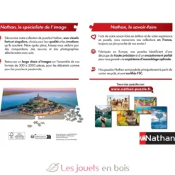 Puzzle Massif des montagnes bleues 1000 pcs - Nathan