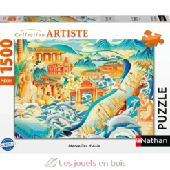 Puzzle Merveilles d'Asie 1500 pcs - Nathan