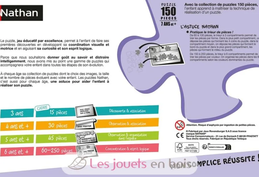 Puzzle Merveilleuse Cendrillon 150 pcs - Nathan