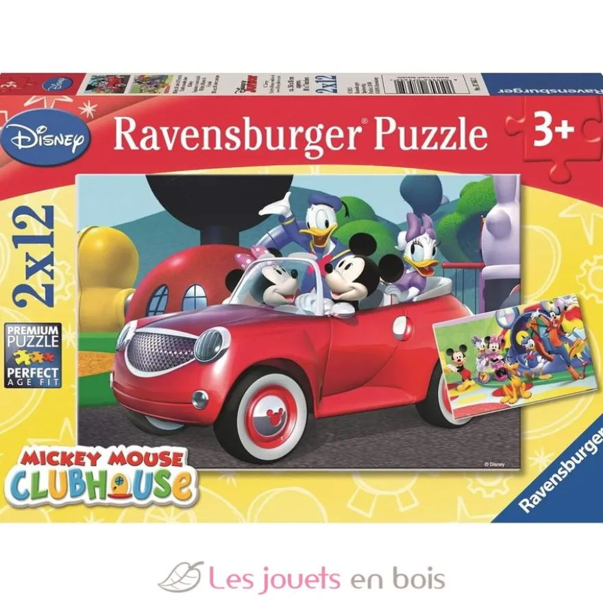 Puzzle Mickey, Minnie et leurs amis 2x12 pcs - Ravensburger
