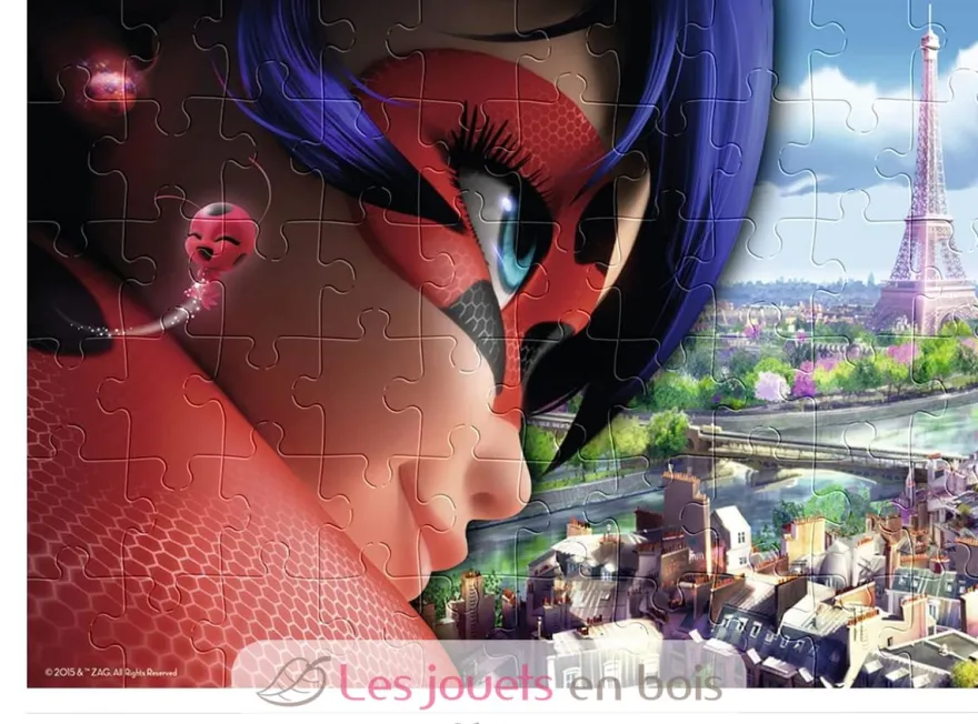 Puzzle Miraculous LadyBug 60 pièces - Nathan