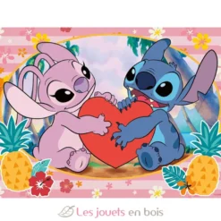 Puzzle Moment en amoureux Stitch 150 pcs - Nathan