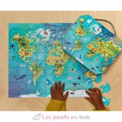 Puzzle Monde 100 pcs - Janod