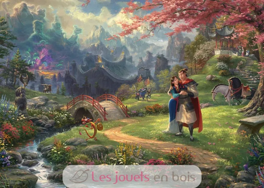 Puzzle Mulan Fleurs d'Amour 1000 pcs - Schmidt Spiele