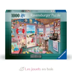 Puzzle My Haven 1000 pièces - Cabanon de la plage - Ravensburger