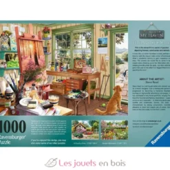 Puzzle My Haven 1000 pièces - L'atelier de l'artiste - Ravensburger