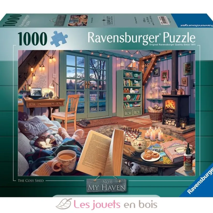 Puzzle My Haven 1000 pièces - Le cabanon cosy - Ravensburger