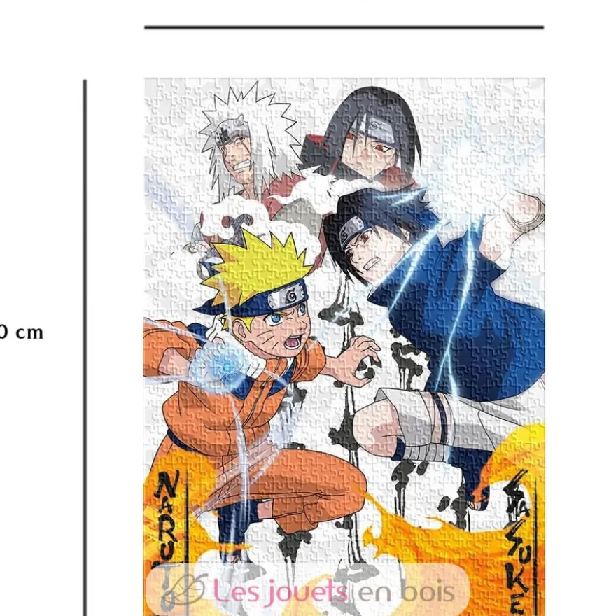 Puzzle Naruto vs Sasuke 1000 pièces - Nathan