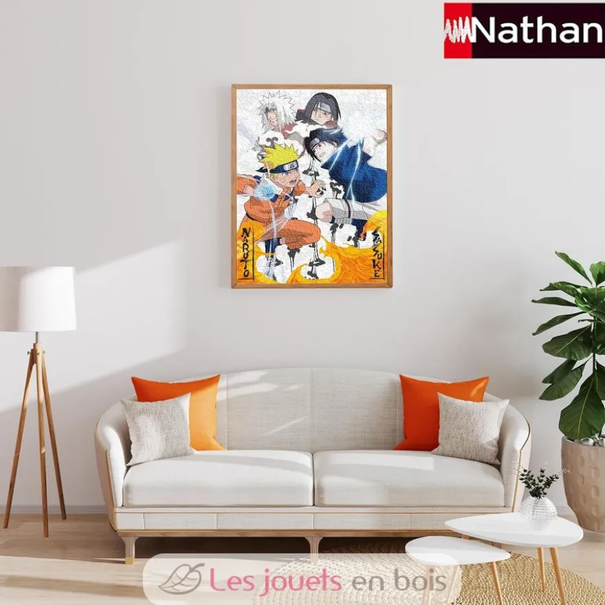Puzzle Naruto vs Sasuke 1000 pièces - Nathan