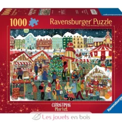Puzzle Noël 1000 pièces - Le marché de Noël - Ravensburger
