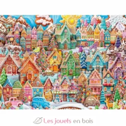 Puzzle Noël 1000 pièces - Noël au village des cookies - Ravensburger