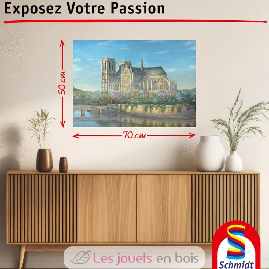 Puzzle Notre Dame 1000 pcs - Schmidt Spiele