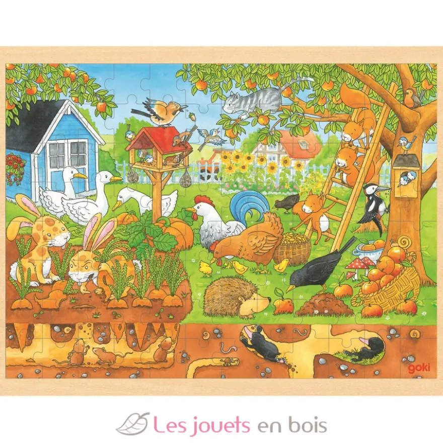 Puzzle Notre jardin - Goki