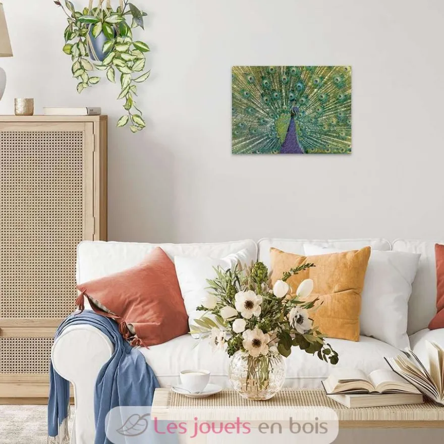 Puzzle Paon 500 pièces - Ravensburger