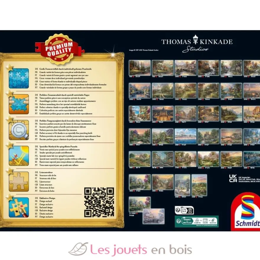 Puzzle Paris ville de l'amour 1000 pcs - Schmidt Spiele