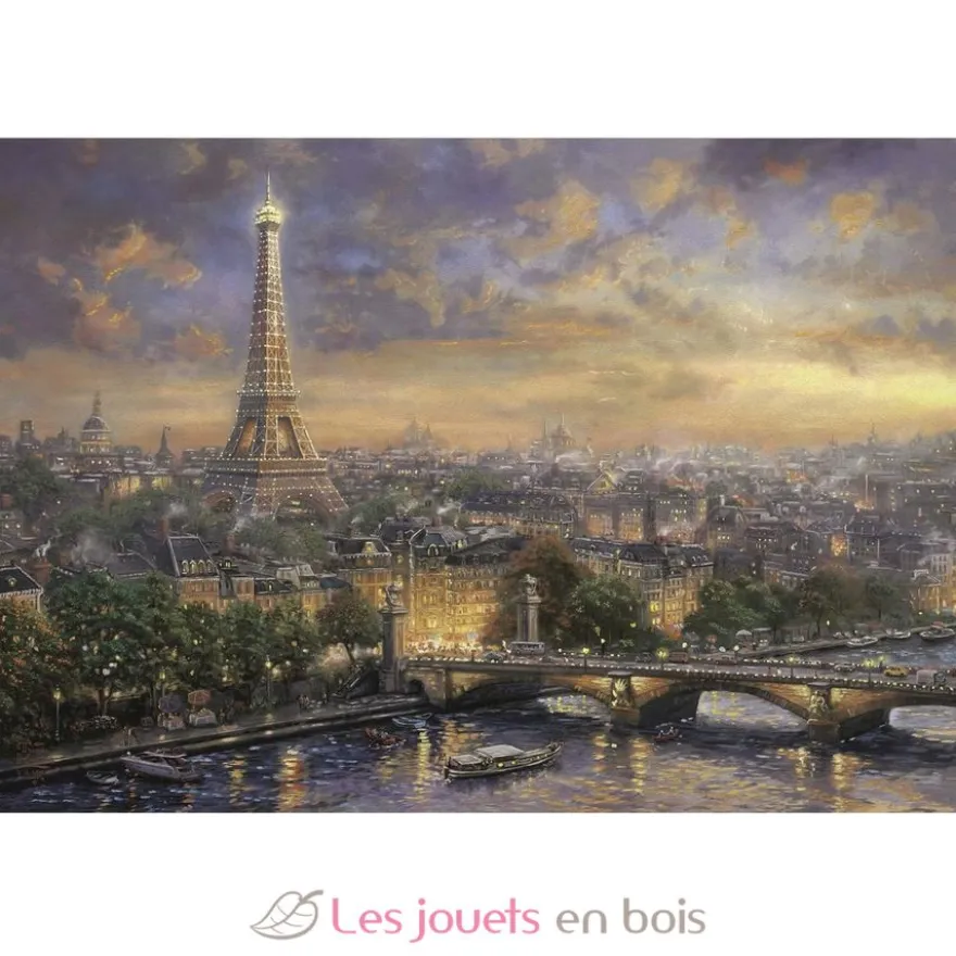 Puzzle Paris ville de l'amour 1000 pcs - Schmidt Spiele