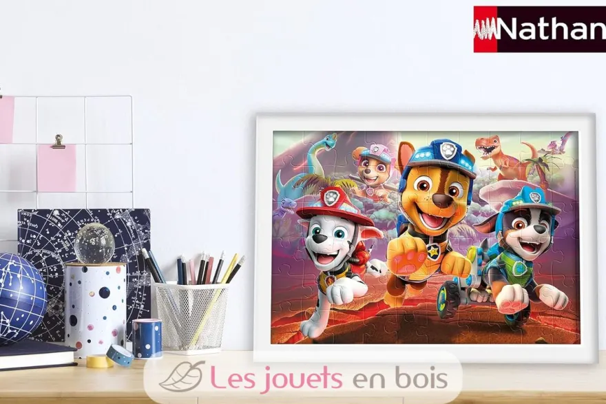 Puzzle Pat’Patrouille et dinosaures 60 pcs - Nathan