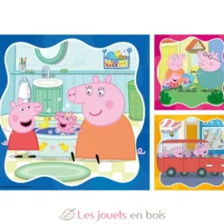 Puzzle Peppa Pig La famille d'abord 3x49 pcs - Puzzle enfant - Dès 5 ans - Ravensburger