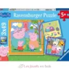 Puzzle Peppa Pig 3x49 pcs - Ravensburger
