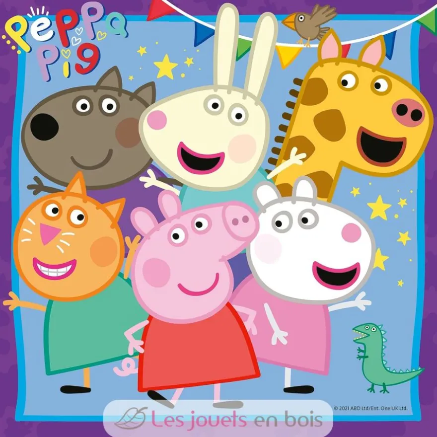 Puzzle Peppa Pig 3x49 pcs - Ravensburger