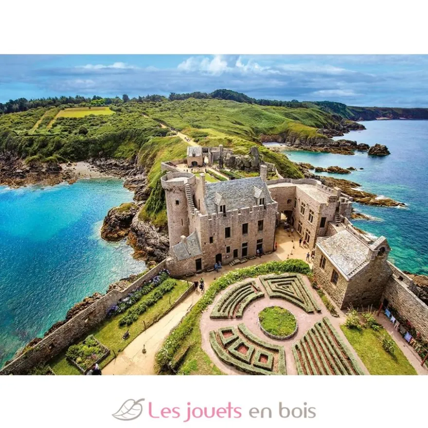 Puzzle 1000 pièces - A la découverte du Fort La Latte - Collection Régions de France - Nathan
