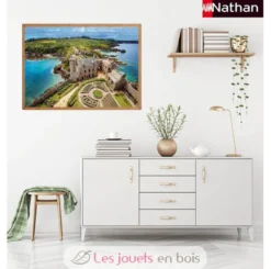 Puzzle 1000 pièces - A la découverte du Fort La Latte - Collection Régions de France - Nathan