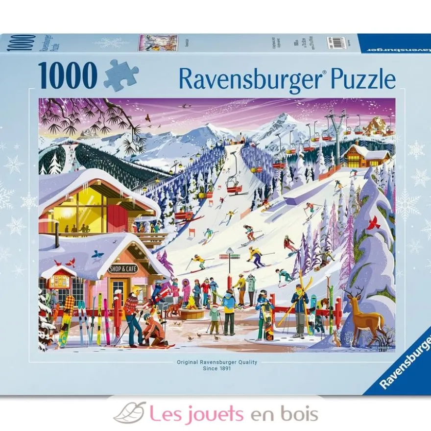 Puzzle 1000 pièces - Au rythme des pistes - Ravensburger