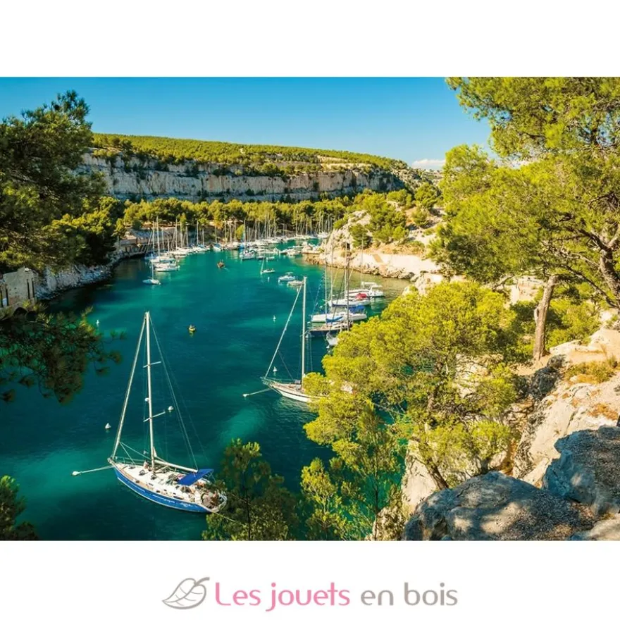 Puzzle 1000 pièces - Calanque de Port-Miou - Collection Régions de France - Nathan