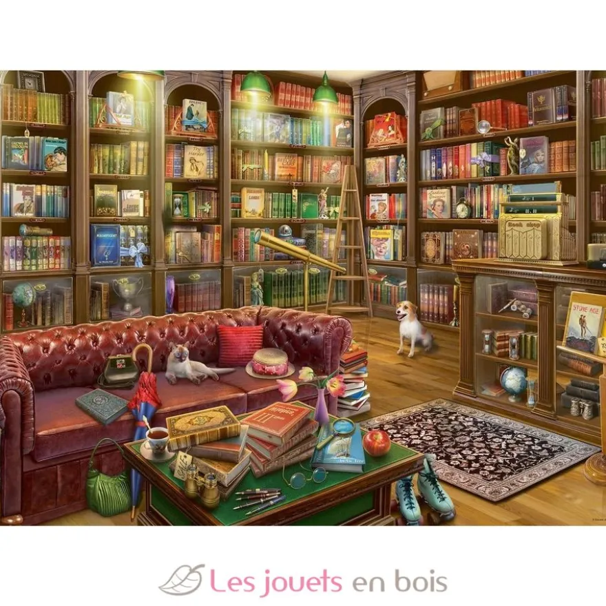 Puzzle 1000 pièces - La salle de lecture - Ravensburger