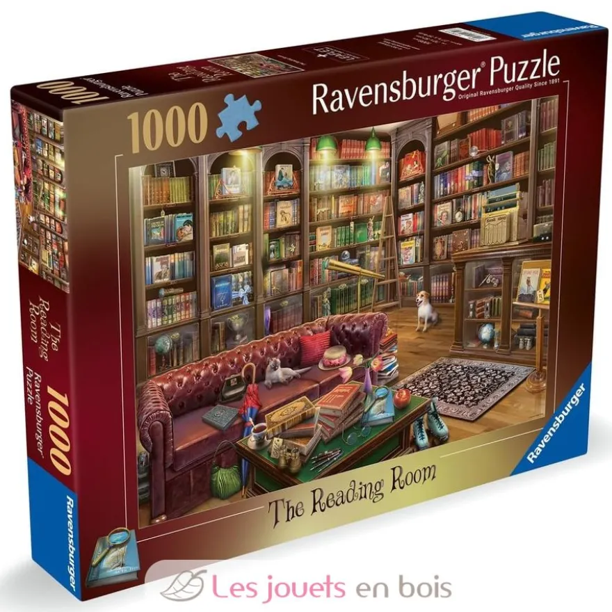 Puzzle 1000 pièces - La salle de lecture - Ravensburger
