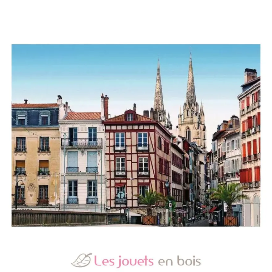 Puzzle 500 pièces - La ville de Bayonne - Collection Régions de France - Nathan