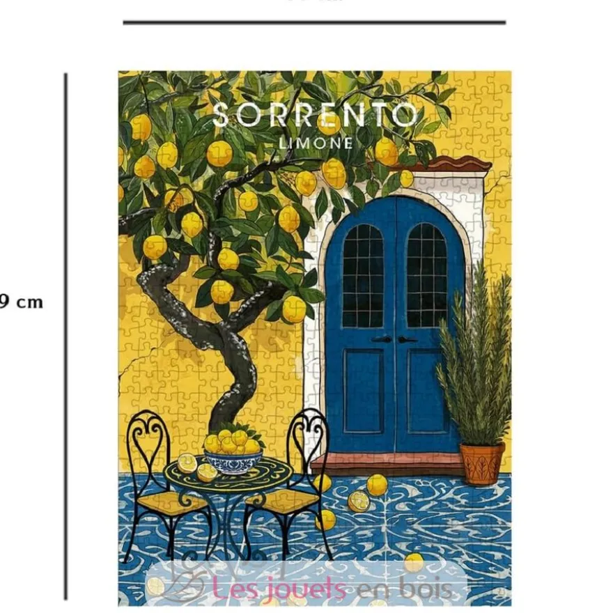 Puzzle 500 pièces - Un zeste d’Italie - Collection Nostalgie - Nathan