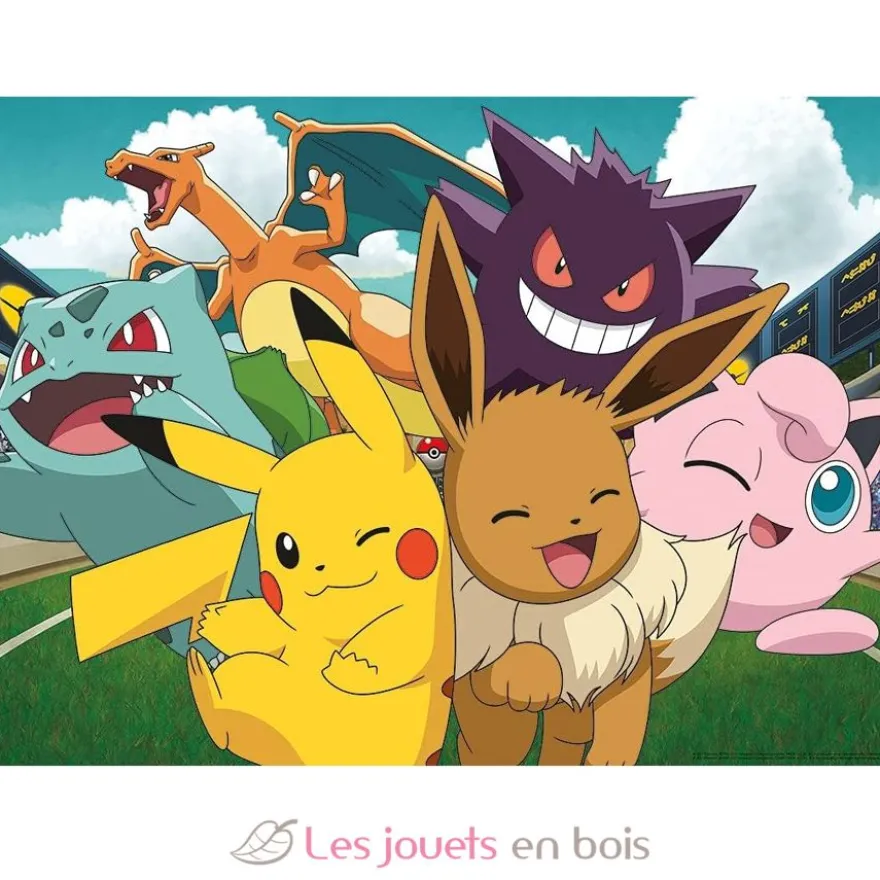 Puzzle Pikachu et les Pokémon 100 pcs - Nathan