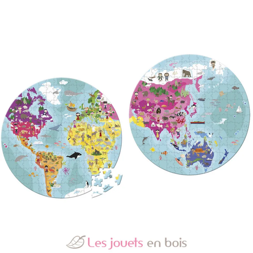 Puzzle Planète bleue 208 pcs - Janod