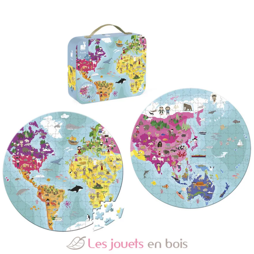 Puzzle Planète bleue 208 pcs - Janod